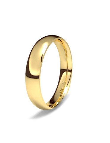 Alianza de oro amarillo almendrada maximal