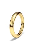 Alianza de oro amarillo elipse
