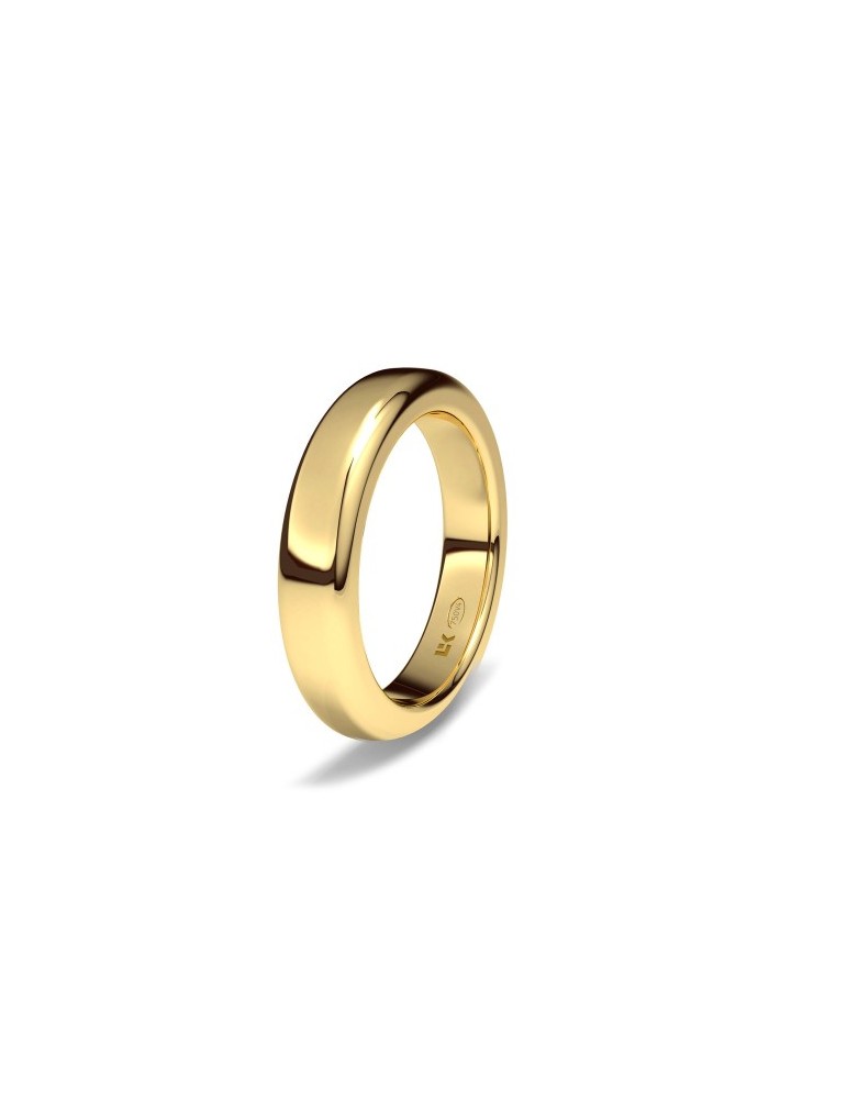 Alianza de oro amarillo semirectangular estándar