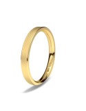 Alianza de oro amarillo confort minimal