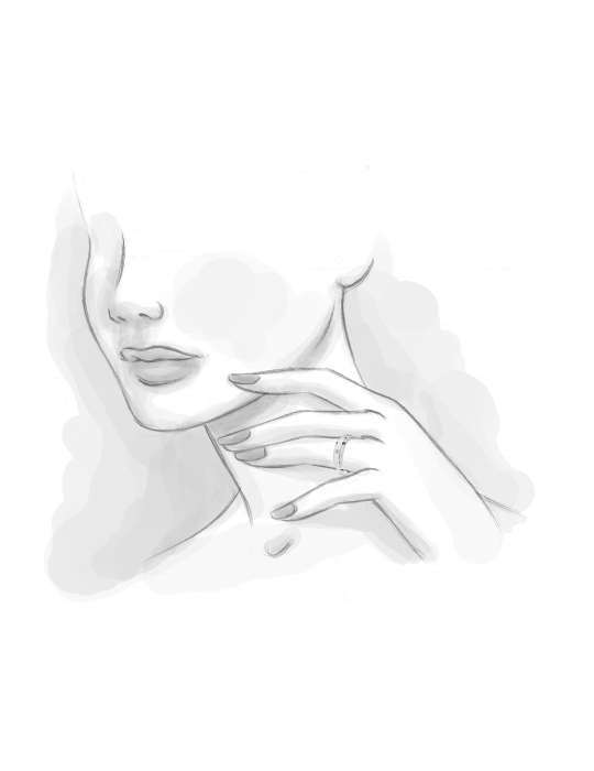 Alianza oro blanco Giratoria Cristina