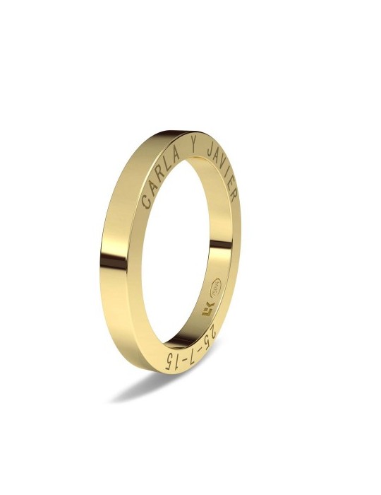 Alianza oro amarillo Lateral