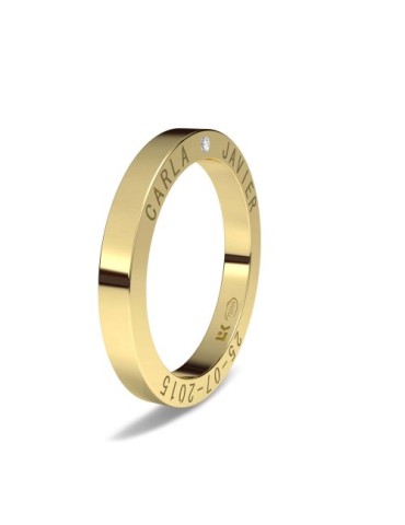 Alianza oro amarillo Lateral