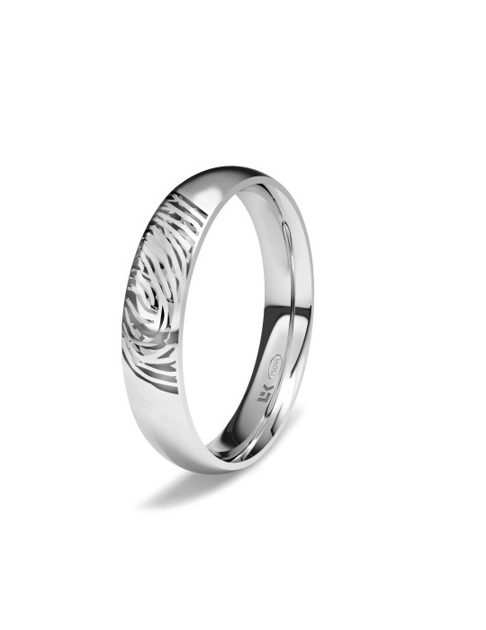 Alianza almendrada huella exterior