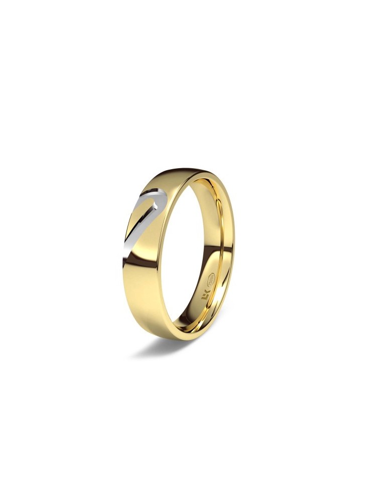 Alianza bicolor Medio corazón