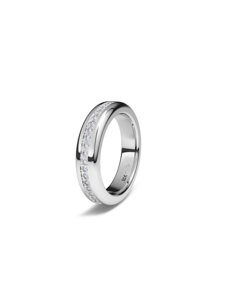 Alianza oro blanco Semirectangular