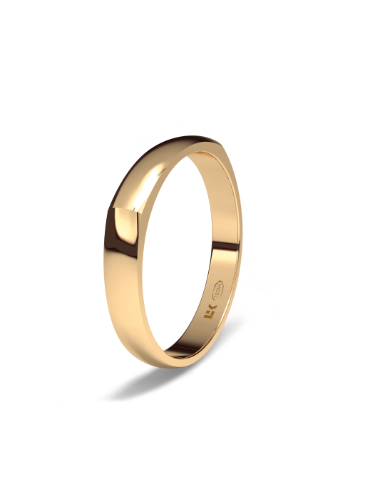 Alianza de oro rojo polygonal 2 estándar