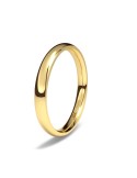 Alianza de oro amarillo almendrada Zero