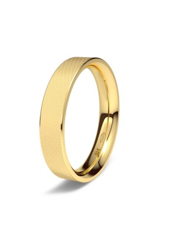 Alianza de oro amarillo Forma D confort