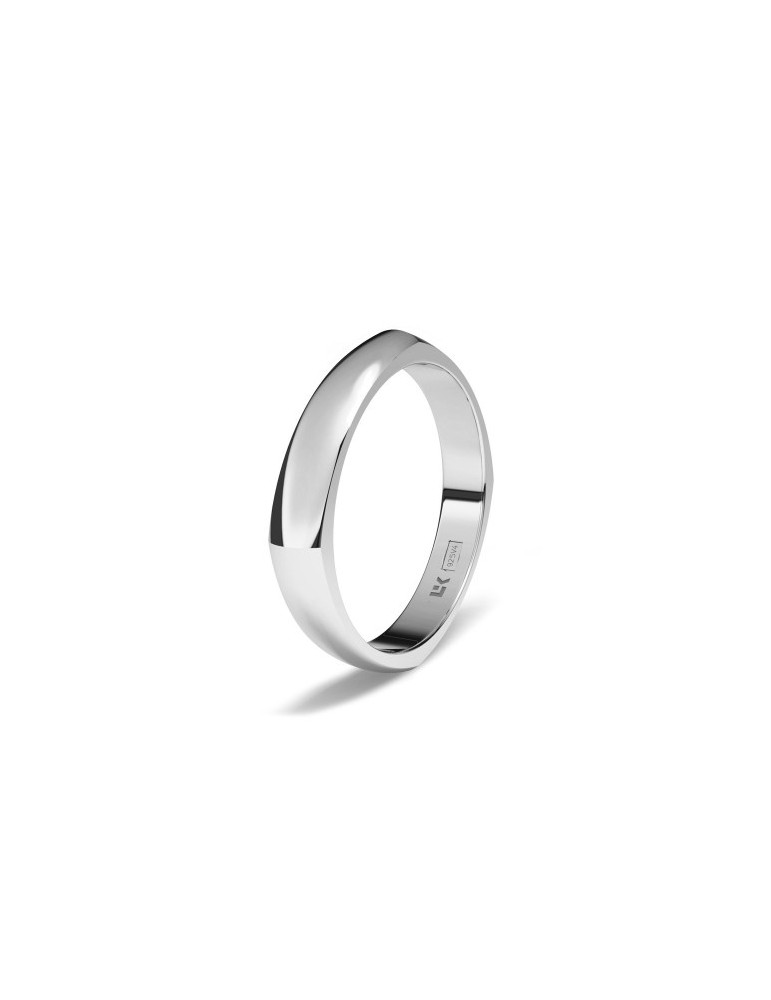 Alianza de plata polygonal 4