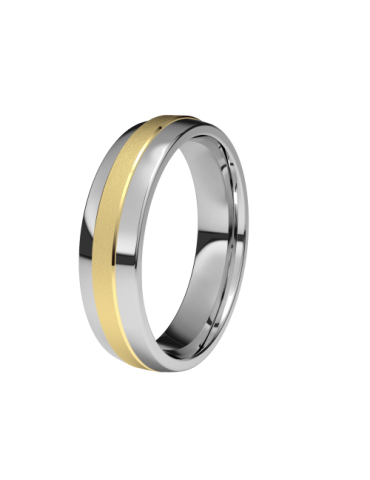 Titanio y Oro amarillo combinado