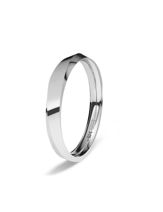 Alianza de plata de 3 mm grueso estándar