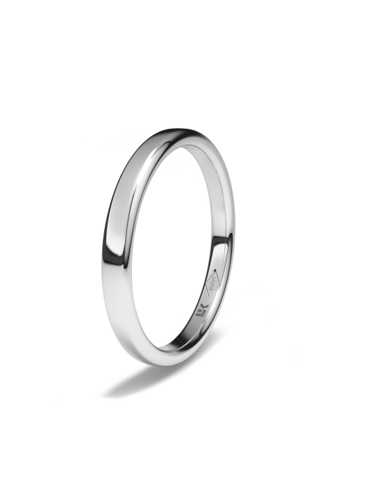 Alianza de platino ovalada estándar