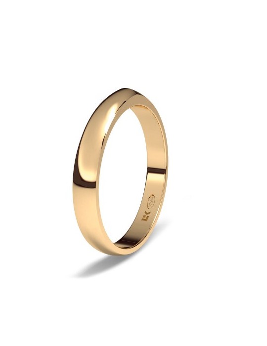 Alianza de oro rojo polygonal 1