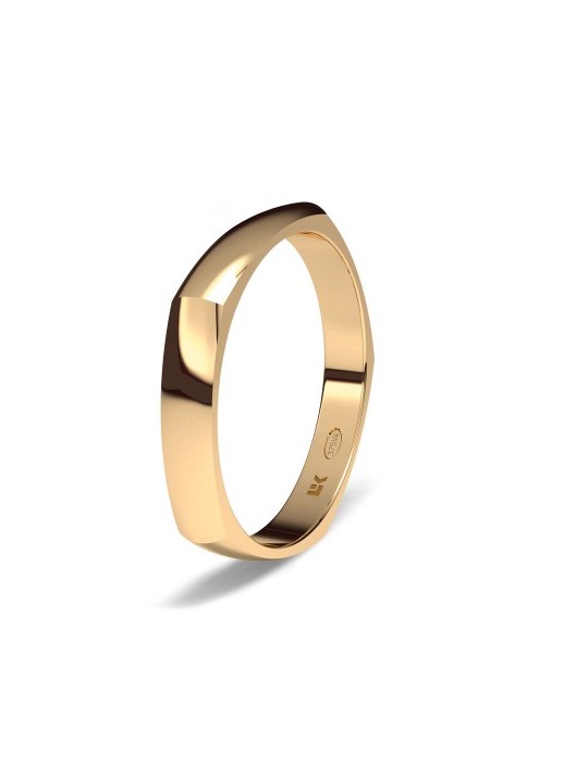 Alianza de oro rojo polygonal 5 maximal