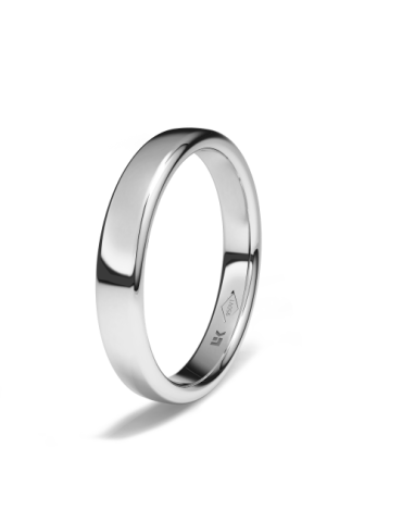 Alianza de platino ovalada estándar