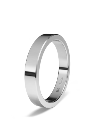Alianza de platino forma rectangular estandar