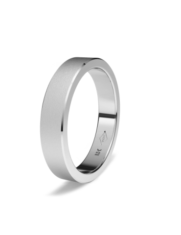 Alianza de platino forma rectangular estandar